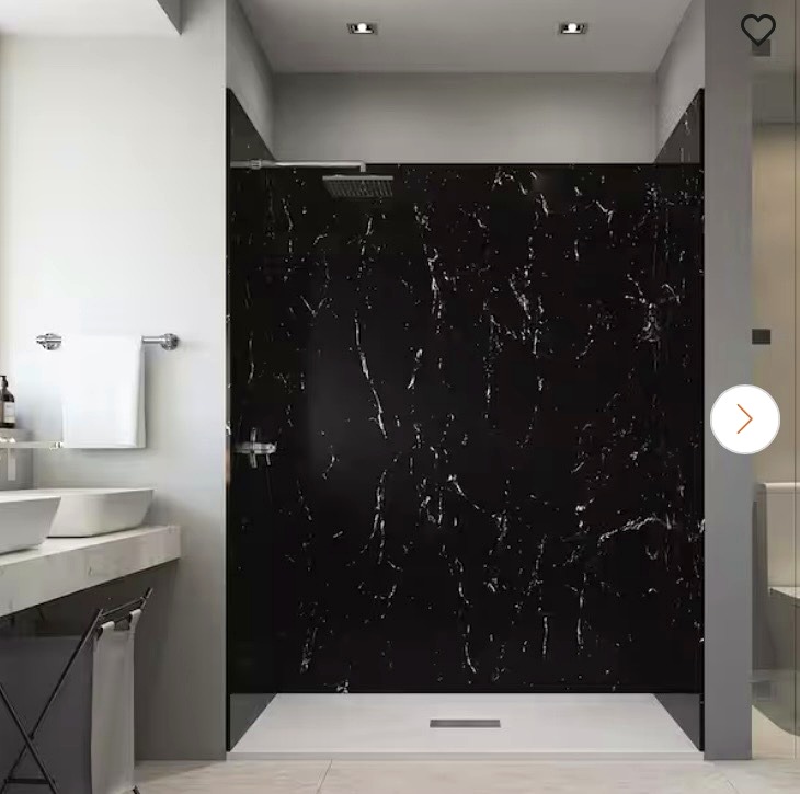 Premium shower finish example